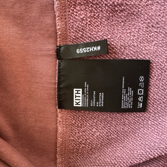 Kith Men's Dusty Rose Hoodie - Picture 7 of 7